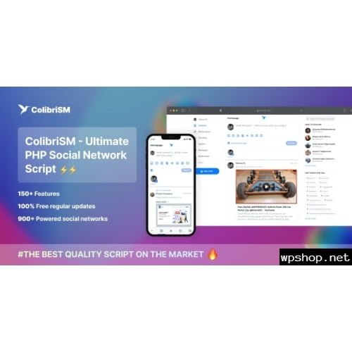 ColibriSM – The Ultimate Social Network PHP Script