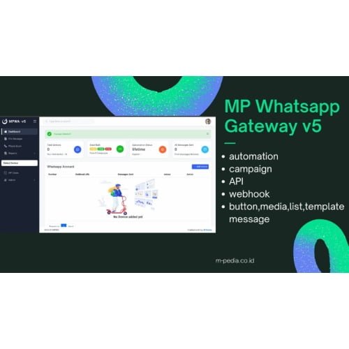 EXTENDED -Whatsapp Gateway Multi Device