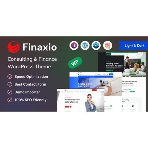 Finaxio – Consulting & Finance WordPress Theme