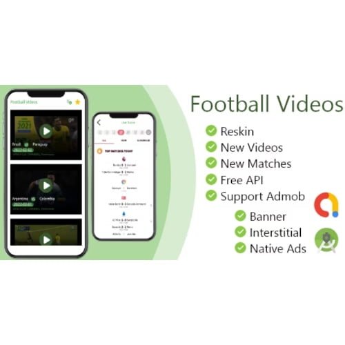 Football Videos ODDs Comparison and Live Score App + Admob