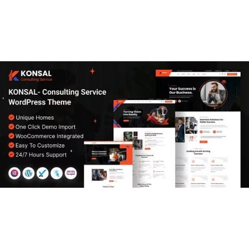 Konsal – Corporate Business & Consulting WordPress Theme