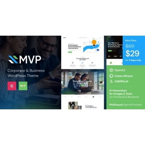 MVP – Finance WordPress Theme