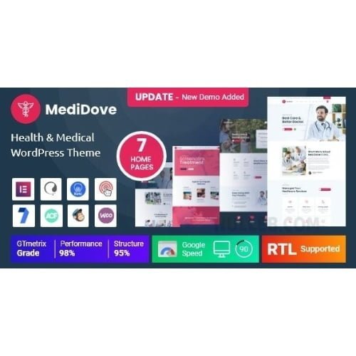 MediDove – Health & Medical WordPress Theme