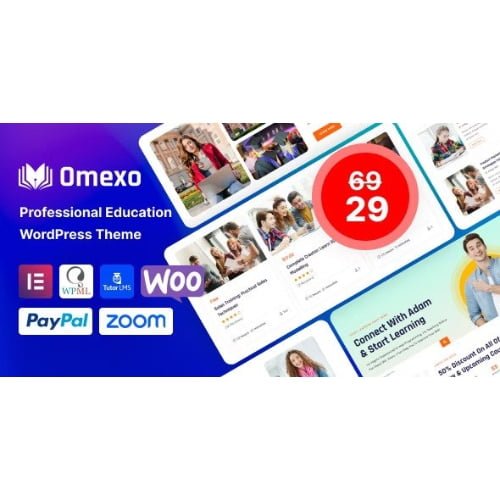 Omexo – Education & Online Courses WordPress Theme