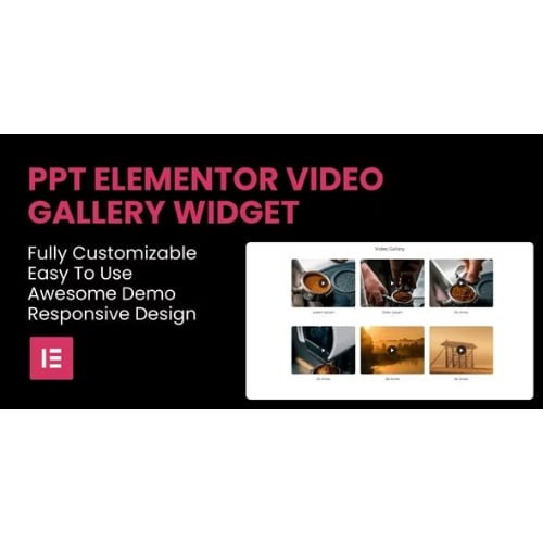 PPT – Video Gallery Elementor Widget