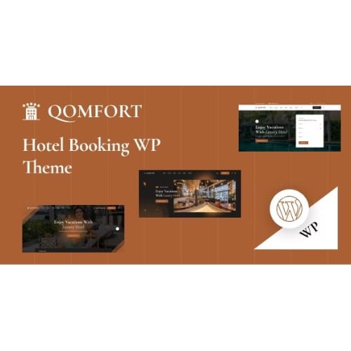 Qomfort – Hotel Booking WordPress Theme