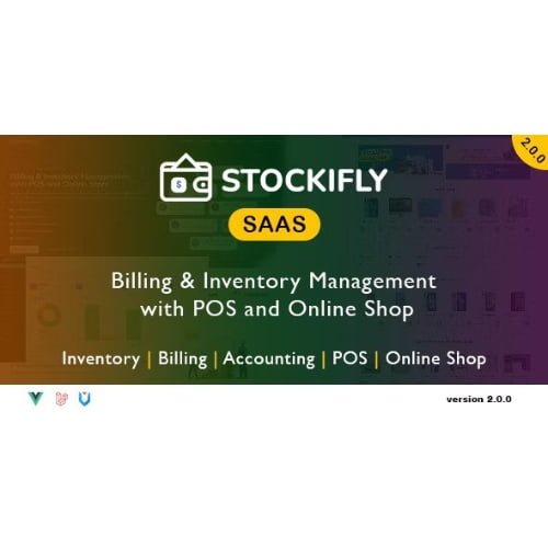 Stockifly SAAS – Billing & Inventory Management with POS and Online Shop