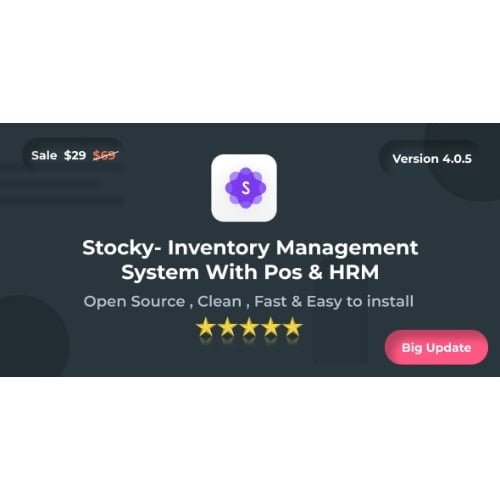 Stocky – POS with Inventory Management & HRM