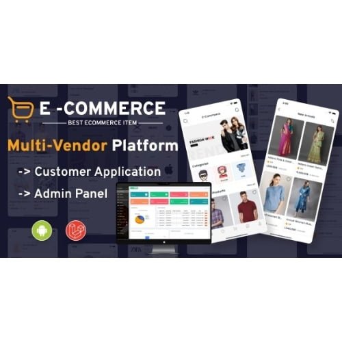 eCommerce – Multi vendor ecommerce Android App with Admin panel