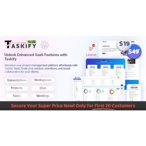 Taskify SaaS – Project Management System in Laravel